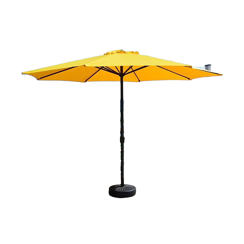 Aluminium buitenste sunshade ronde paraplu met verstelbare hoek