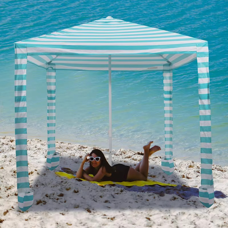 Kan het gebruik van strandparaplu's ons een brede schaduwruimte bieden?