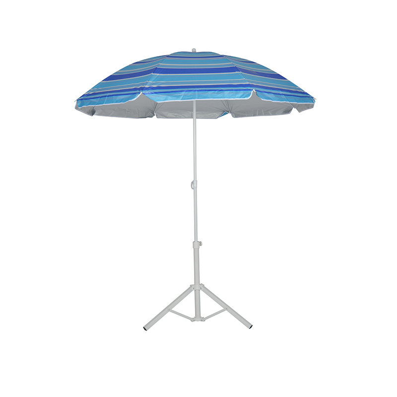 Kunnen strandparaplu's worden gebruikt als decoratieve items om een buitenruimte te versieren?